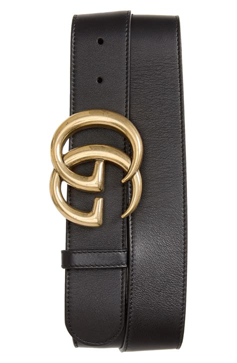 gucci leather logo belt|unisex Gucci belt.